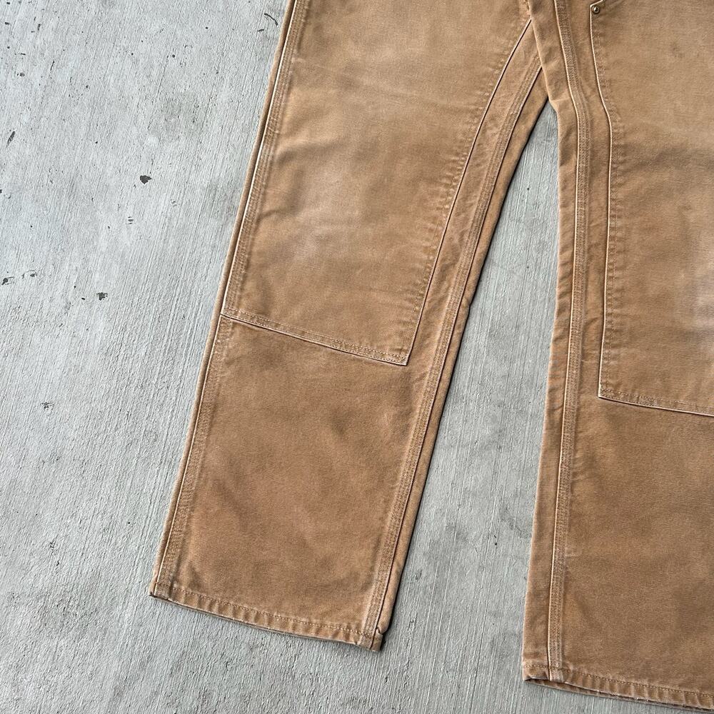 Carhartt brown double knee work wear carpenter pants - Picture 3 of 9
